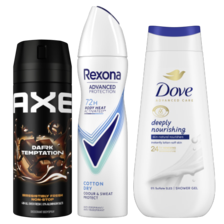 Axe, Dove of Rexona*